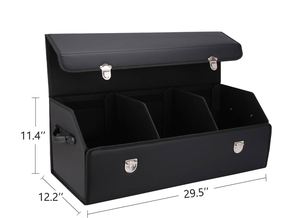 Organizador de Maletero de Coche Personalizado con Logotipo, de Cuero PU, con Múltiples Bolsillos, Color Personalizado, Gran Capacidad, Plegable - Product Image 4