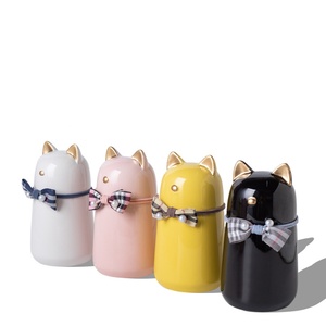 Urna de Cerâmica em Forma de Gato, Hermética e à Prova de Umidade, Recipiente para Cinzas de Animais de Estimação, Jarro Memorial para Gatos e Cães - Product Image 6