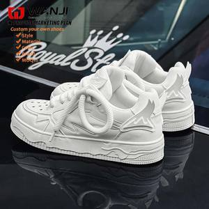 Chaussures pour hommes respirantes personnalisées 2026, style rétro américain, <span class=keywords><strong>mocassins</strong></span> et baskets décontractés - Product Image 3