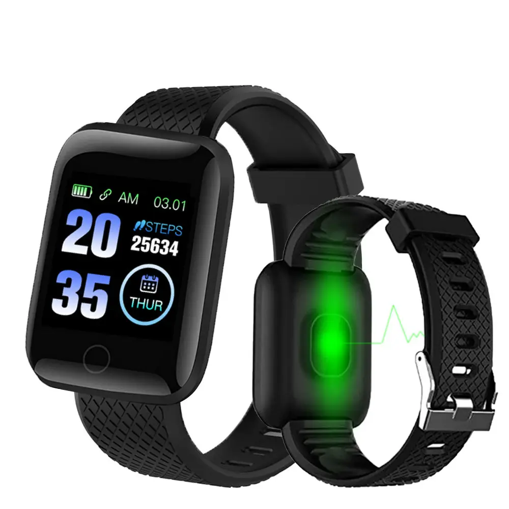 2023 Hot reloj intelligent 116S D13 116Plus Heart Rate 1.44 inch 116 Plus Watch Smart Band Bracelet Wristband Sports Watches
