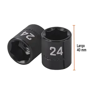 Truper 24mm impatto Dado con 6 punte 6 unità in un 1/2 'telaio parti e accessori per veicoli pesanti - Product Image 3