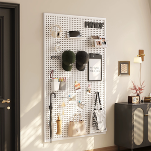 20 pz Mini piolo in metallo bordo attacco a parete gancio pannello a buon mercato Display per strumenti colorati contenitori per giochi a matita per bagno - Product Image 3