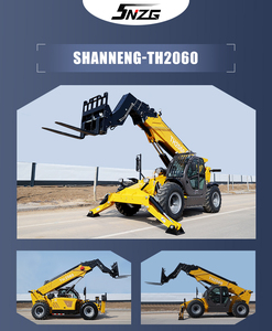Nouveau CHARGEUR TÉLESCOPIQUE SHANNENG TH2060 20m 6 tonnes 4x4 Diesel à Mât Télescopique à Trois Sections, Capacité de Levage pour Pavés Extérieurs - Product Image 5