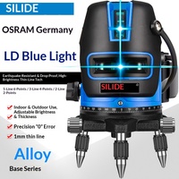 Niveau laser rotatif industriel à auto-nivellement |   Feu vert |   Projecteur de ligne haute luminosité pour extérieur