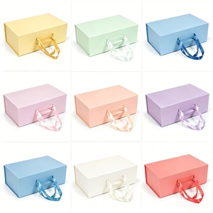 Luxury Custom Magnetic Closure Gift Box for Clothing Packaging Book Style Rigid Box with Ribbon Insert Logo Printing Supplier - Product Image 2