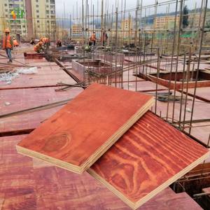 Panneau de contreplaqué en bois d'ingénierie de qualité E0 E1 personnalisé 3/8 pouces 1/2 pouces contreplaqué <span class=keywords><strong>film</strong></span>é - Product Image 2