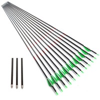 ID 4.2mm Pur Carbone Flèche Colonne Vertébrale 300 350 400 500 600 700 800 900 1000 1100/1300/1500/1800 Arc et Flèche Tir Chasse