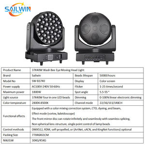 Sailwin Bee Eye Moving Head K25 <span class=keywords><strong>Led</strong></span> Zoom Moving Head Wash Light Dj Stage Light 37Pcs 40W <span class=keywords><strong>Led</strong></span> Wash Bee Eye Moving Head Light - Product Image 3