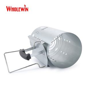 Акция, оптовая продажа, угольный стартер для барбекю большой емкости, угольный дымоходный стартер с двумя ручками - Product Image 5