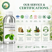 Huile Essentielle de Petitgrain (Citrus Aurantium) pour la Clarté Mentale - Diffusion Aromatique pour une Esprit Clair, une Productivité et une Concentration Améliorées