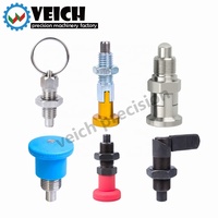 Acier inoxydable et acier au carbone Mini Index Plunger Spring Locking Plastic Pull Knob Spring-Loaded Pin
