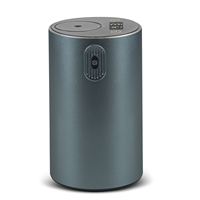 Difusor de Aroma para Auto Recargable por USB, Metálico, sin Agua, de Larga Duración (80 Horas), con Luz LED, para Uso Diario en el Hogar, Hotel y Auto