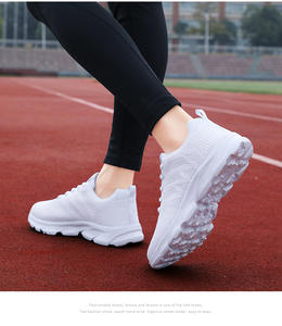Sneakers da ginnastica da corsa leggere e traspiranti antiscivolo da <span class=keywords><strong>donna</strong></span> Sneakers in <span class=keywords><strong>Memory</strong></span> Foam per <span class=keywords><strong>scarpe</strong></span> da Tennis da passeggio per studenti da <span class=keywords><strong>donna</strong></span> - Product Image 4