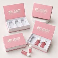 Boîte cadeau cosmétique de luxe personnalisée, emballage rigide vide avec logo imprimé pour les soins de la peau et la beauté, provenant directement du fabricant