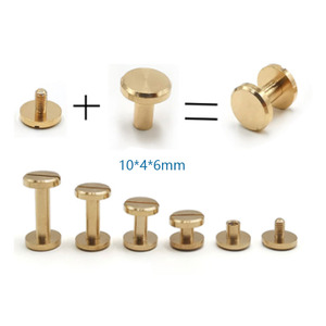 Đồng thau phẳng cuốn sách móng tay bề mặt hồ quang mẹ và con đinh tán đinh tán mẹ và con hàng loạt hoa hình chữ I vành đai đinh tán đinh tán - Product Image 5