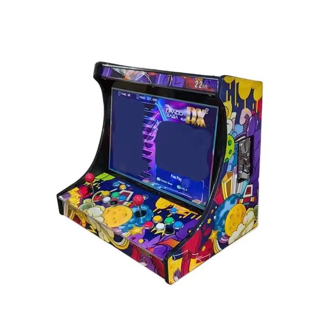 2026 Double Sided Screen Pandora 9800 Games 2 Player Arcade Machine SQX-A-1 22 Inches 1280p HD Coin 8 Way Joystick Push English
