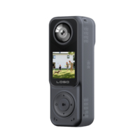 Cámara Deportiva Portátil 4K HD, Grabación Dual Delantera y Trasera, Mini Cámara de Bolsillo para Exteriores con Pantalla de 1.5'', Grabadora de Video WiFi