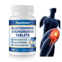 Comprimés de Glucosamine, Chondroïtine et Calcium MSM OEM 800/1500 – Favorise la Mobilité Articulaire – Comprimés Végétaliens de Glucosamine et Chondroïtine