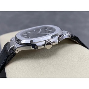 Montre mécanique étanche de super qualité, mouvement d'usine 40 mm, bracelet en cuir de plongée 5711, 101g - Product Image 2