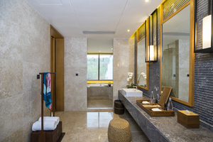 Ensemble de lit de chambre d'hôtel moderne en bois de luxe Alila Angi Resort avec design à panneaux pour appartement et <span class=keywords><strong>salon</strong></span> - Product Image 6