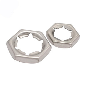 Écrous hexagonaux auto-serrants en acier au carbone et acier inoxydable de haute qualité, classe 8 DIN 7967, pour l'exploitation minière et le secteur de la santé - Product Image 3