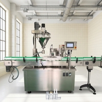Machine automatique de remplissage et de bouchage de petits flacons en verre pour poudre, 100 mg, pour poudre chimique sèche, avec bouchon en caoutchouc