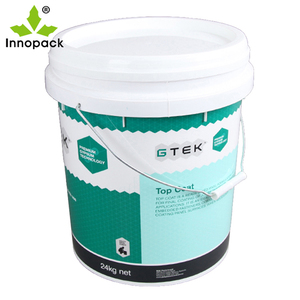 Seau en plastique blanc imprimé de 15 litres avec poignée métallique et couvercle sécurisé pour <span class=keywords><strong>peinture</strong></span>, revêtement et produits chimiques - Product Image 5