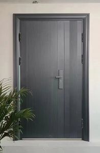 Hiện Đại Bên Ngoài Chính Cửa Cổng Thiết Kế Phía Trước Sắt Nhập Cửa Ra Vào An Ninh Cửa Thép Cho Ngôi Nhà - Product Image 3