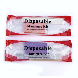 Factory Wholesale Nail Salon Disposable <b>Manicure</b> Tool <b>Kit</b> 3Pcs/Set - Product Image 1