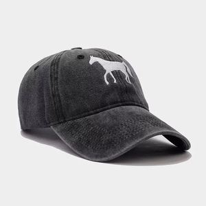 Casquette de baseball brodée motif cheval, nouvelle collection printemps/été, pour hommes et femmes, décontractée, douce, protection solaire - Product Image 4