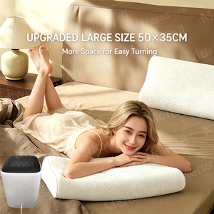 Oreiller Ergonomique pour un Sommeil Profond et Confortable, Soutien Cervical, Couche d'Air en Silicone de Qualité Alimentaire, Tencel - Product Image 3