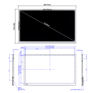 Cấp công nghiệp <span class=keywords><strong>13.3</strong></span> <span class=keywords><strong>inch</strong></span> <span class=keywords><strong>AUO</strong></span> 1920x1080 LVDS 400nits g133han01.1 <span class=keywords><strong>IPS</strong></span> <span class=keywords><strong>TFT</strong></span> <span class=keywords><strong>LCD</strong></span> màn hình hiển thị FHD <span class=keywords><strong>LCD</strong></span> Bảng điều khiển với HD-MI Hội Đồng Quản Trị - Product Image 2