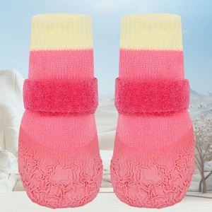 Waterproof 4Pcs Soft Paw Protectors for <b>Dog</b> Walking Puppy <b>Shoes</b> With Strap Anti-Slip <b>Dog</b> Socks with Waterproof Rubber Bottom - Product Image 6
