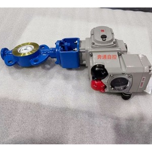 Válvula de Mariposa Chuanyi D972F 10C DN150 M030 con Actuador, Protocolo 458, para Agua a Temperatura Normal 0.6MPa - Product Image 2