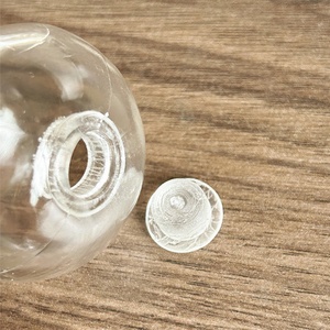 Balle vide ronde transparente anti-stress, conteneur de jouet de décompression DIY, jouet à pincer fait main DIY, vente en gros - Product Image 4