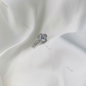 Anillo Dylam de diseño irregular, banda ancha, para mujer, con piedra, amor, odio, para niña, anillos que no se deslustran, joyería gruesa para boda, en caja - Product Image 5