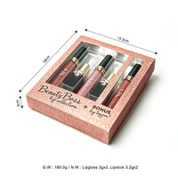 ZH3097 Set Lipstik pigmen tinggi, kosmetik rias warna-warni Lipgloss modis