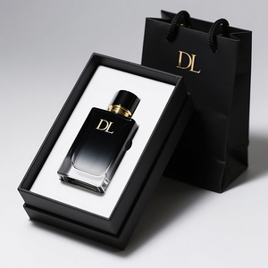 Flacon de parfum en verre transparent personnalisable de 50ml Flacon de parfum vide carré de 100ml avec boîte d'emballage - Product Image 6