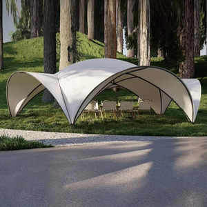 Tenda a Cupola HOUMU per <span class=keywords><strong>Campeggio</strong></span>, Struttura in Acciaio Resistente, Monostrato, Montaggio Rapido, per Quattro Stagioni, Ampio Spazio per Eventi e Ospiti - Product Image 1
