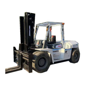 รถยกดีเซลมือสอง TCM 100 10Ton รถยก FD100 TCM สำหรับงานก่อสร้างสภาพดีและประสิทธิภาพสูง - Product Image 1