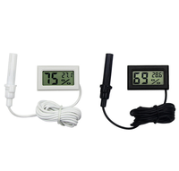 FY-12 Electronic Temperature and Humidity Meter with Probe Embedded Digital Display Temperature and Humidity Meter