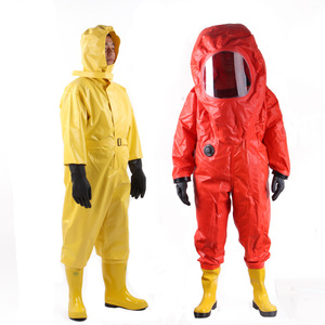 PVC Chemical Protective Suit Full Body Acid Alkali Resistant For Petroleum And Chemical Industry - Product Image 3