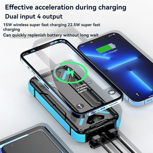 Caricatore mobile solare 20000mah power bank per telefoni cellulari <span class=keywords><strong>smartphone</strong></span> - Product Image 4