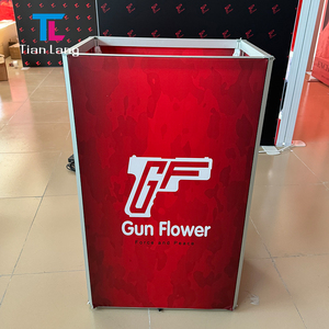 Non-standard Customized Aluminum Alloy <b>Table</b> Seg Light Box Lighting Exhibition <b>Display</b> Led Backlit Advertising Booth - Product Image 2