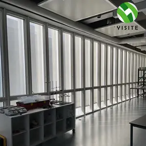 Производитель YST офисный затеняющий раствор горизонтальные или вертикальные планки автоматические электрические рулонные шторы