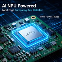 Carte PCBA de caméra Edge AI 4MP 8MP, carte mère IPC AI avec NPU, détection humaine et de véhicules, MIPI CSI PoE WiFi pour caméra de sécurité