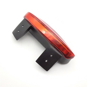 Accessoires pour motos, Feu arrière LED de moto modifié en forme d'arc, rouge, avec fonction de freinage, Feu arrière LED pour moto - Product Image 4