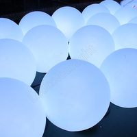 Lampu Dekorasi Langit-Langit Bola LED 3D DMX LCL RGB DMX, Lampu Panggung Bola Disko Gantung untuk Aplikasi Jalan Raya