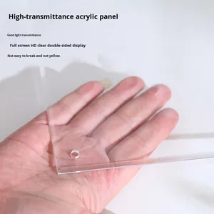 Trong suốt Acrylic khung ảnh & CD thần tượng thẻ hiển thị đứng máy tính để bàn ủy quyền thư hiển thị đứng khung sản phẩm - Product Image 2