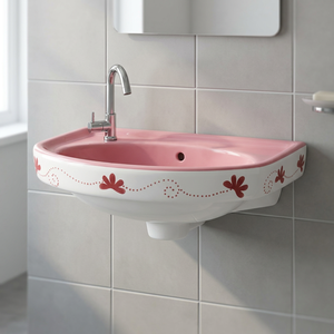 Lavabo de Pared Rectangular/Cuadrado para Hospital, Cerámico, Ecológico, Diseño Moderno, Varias Especificaciones - Product Image 1
